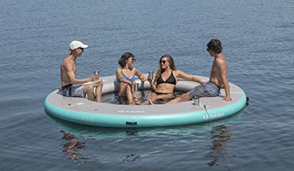 Swimline Solstice 38100 10 x 10 ft. Circular Floating Lounge Dock New