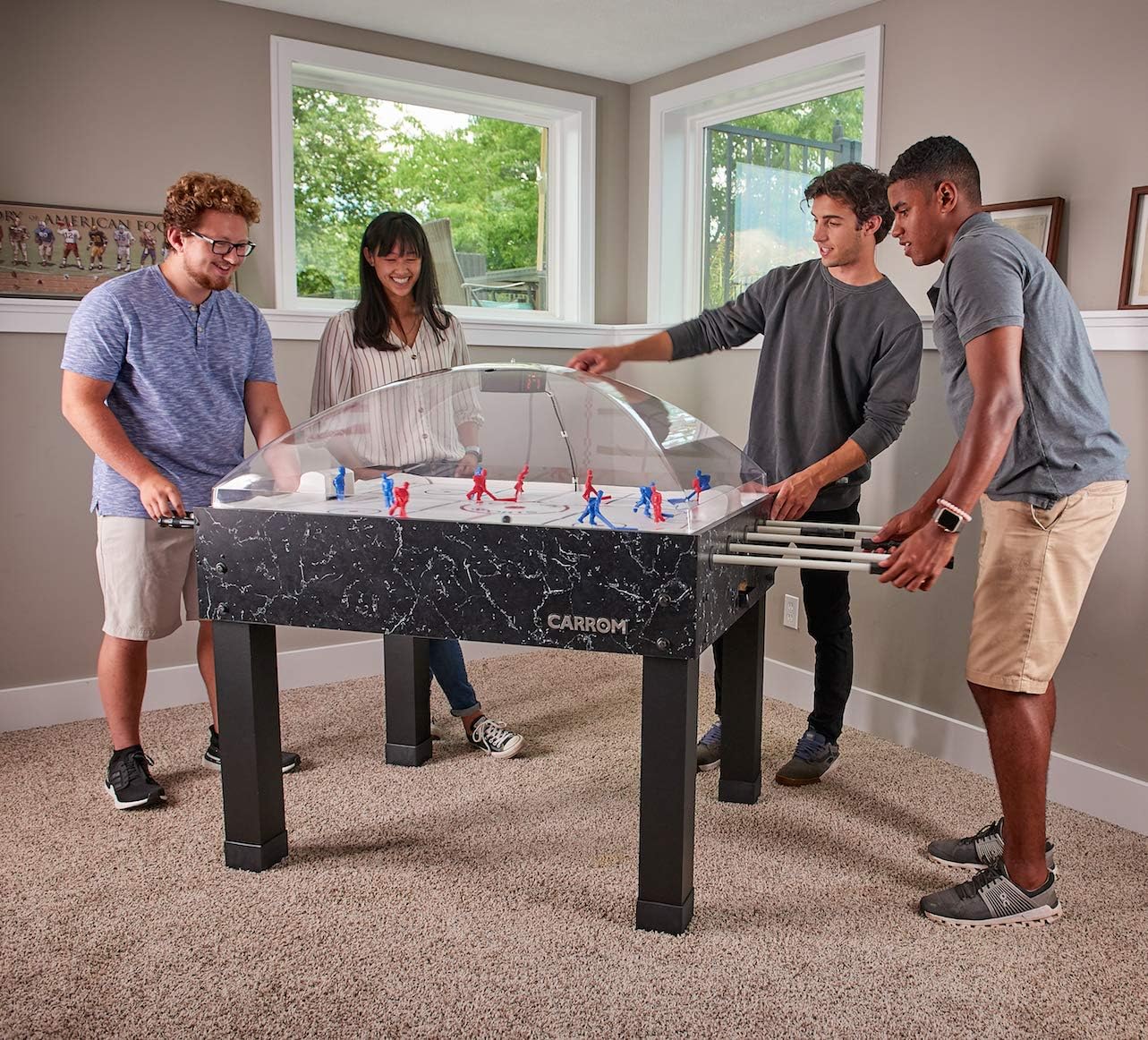 Carrom Super Stick Hockey Table