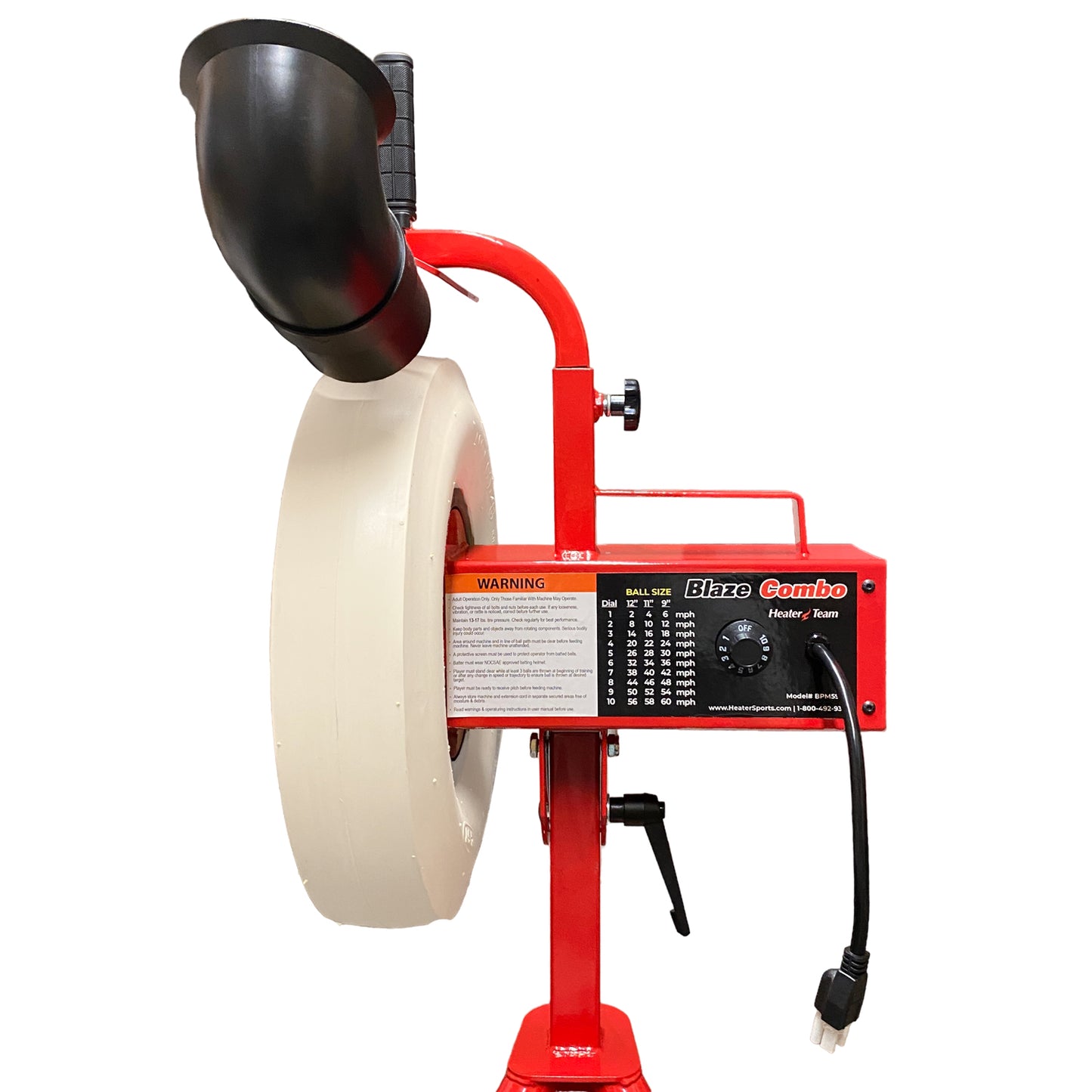 Blaze Combo Heavy Duty Pitching Machine With 1 Yr. Warranty