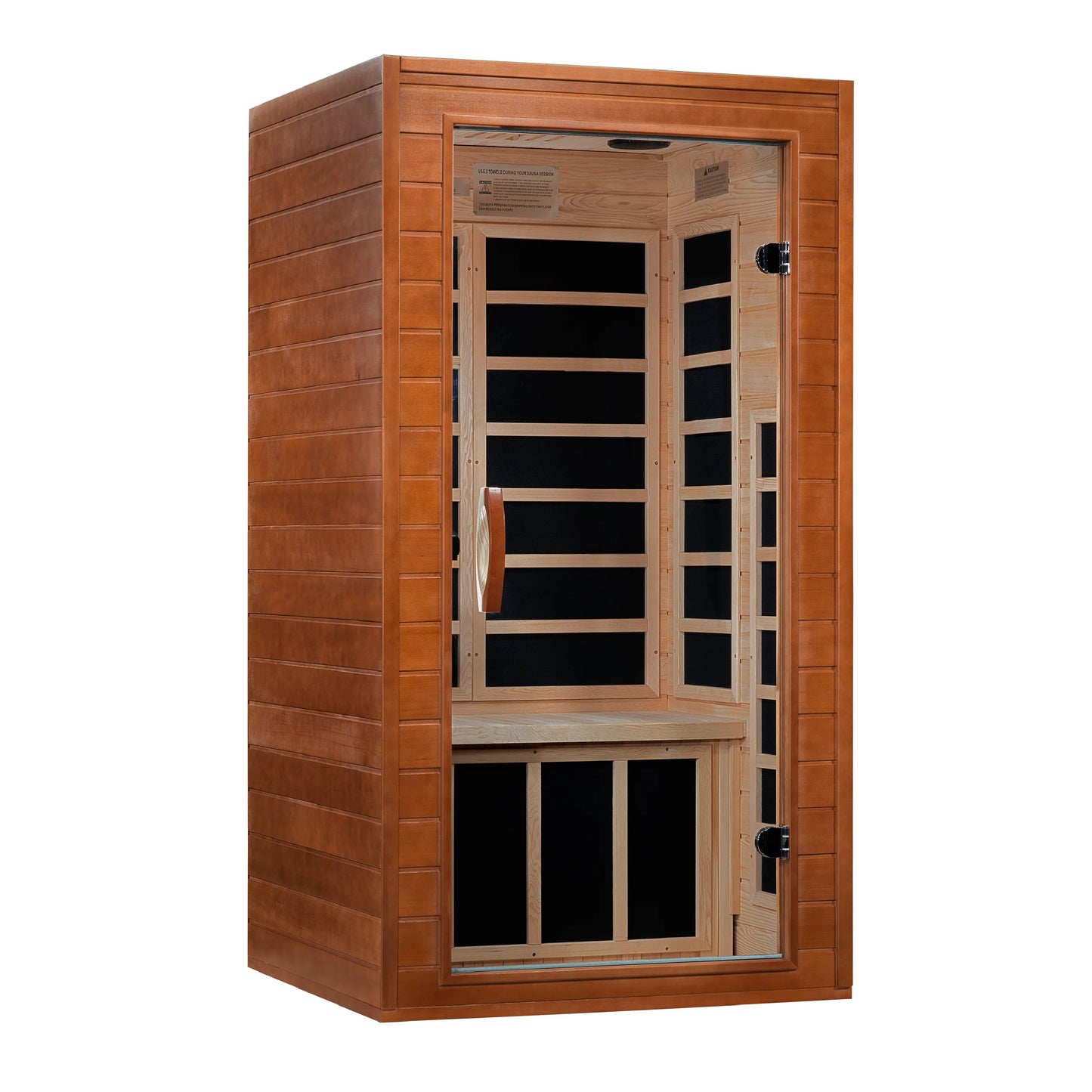 Dynamic Avila Elite 1-2 Person Ultra Low EMF FAR Infrared Sauna (Canadian Hemlock)