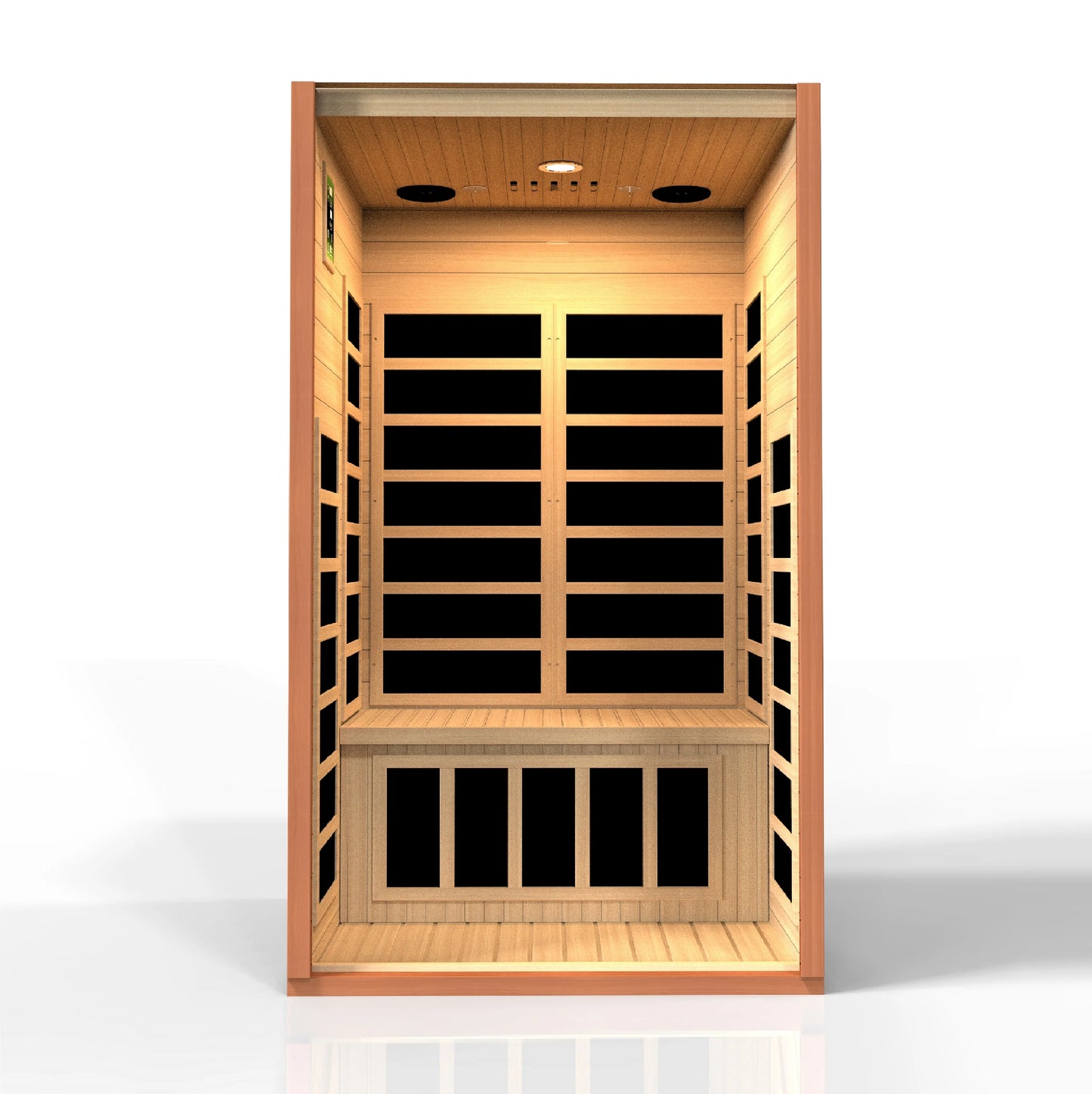 Dynamic Avila Elite 1-2 Person Ultra Low EMF FAR Infrared Sauna (Canadian Hemlock)