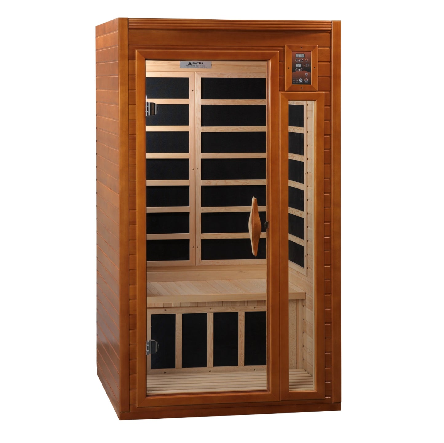 Dynamic Barcelona Elite 1-2 Person Ultra Low EMF FAR Infrared Sauna (Canadian Hemlock)