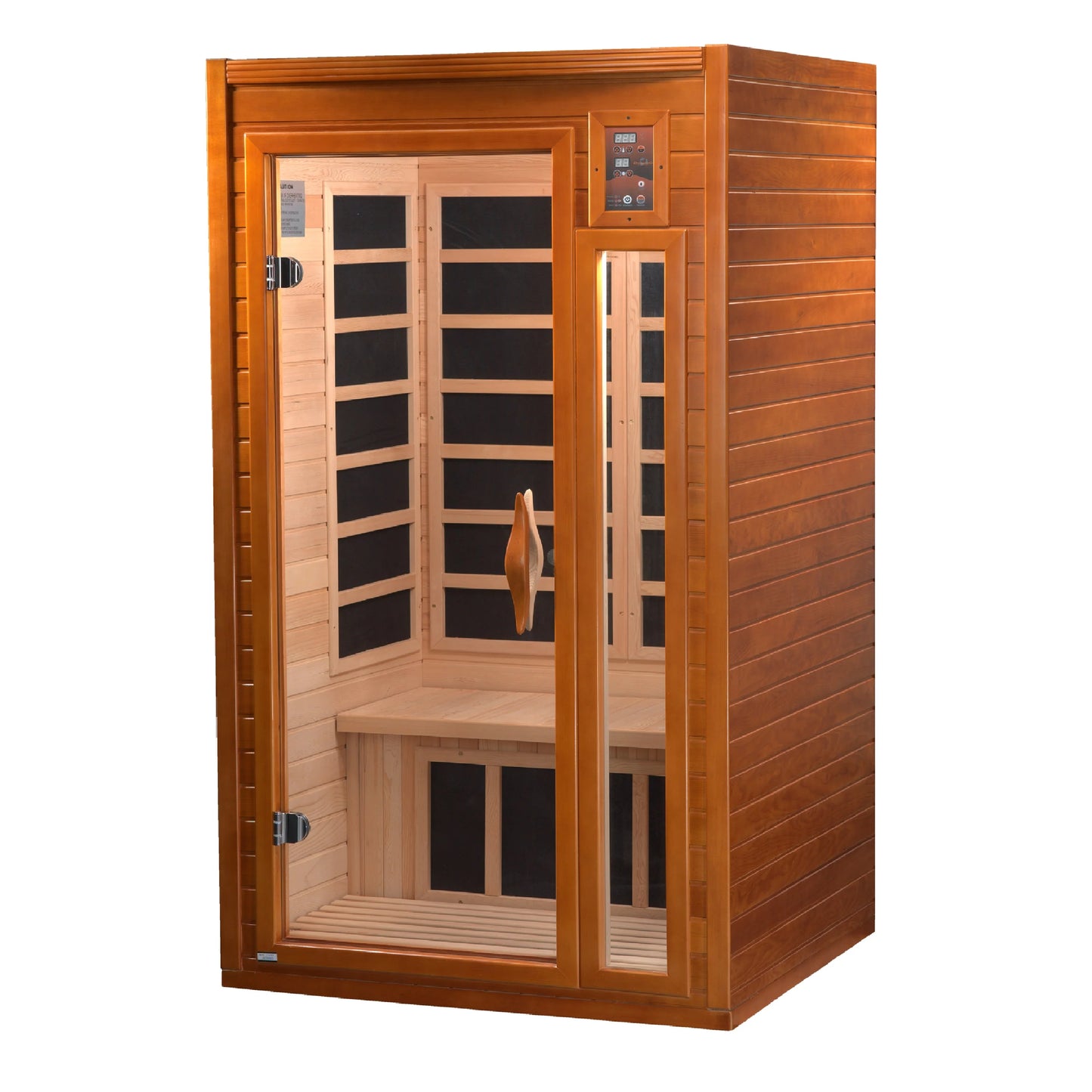 Dynamic Barcelona Elite 1-2 Person Ultra Low EMF FAR Infrared Sauna (Canadian Hemlock)