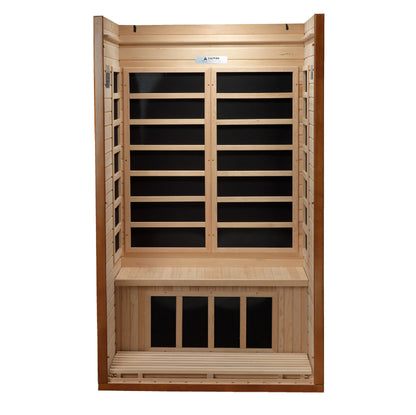 Dynamic Barcelona 1-2 Person Low EMF FAR Infrared Sauna (Canadian Hemlock)