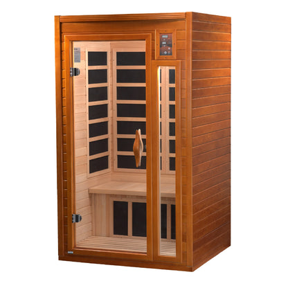 Dynamic Barcelona 1-2 Person Low EMF FAR Infrared Sauna (Canadian Hemlock)