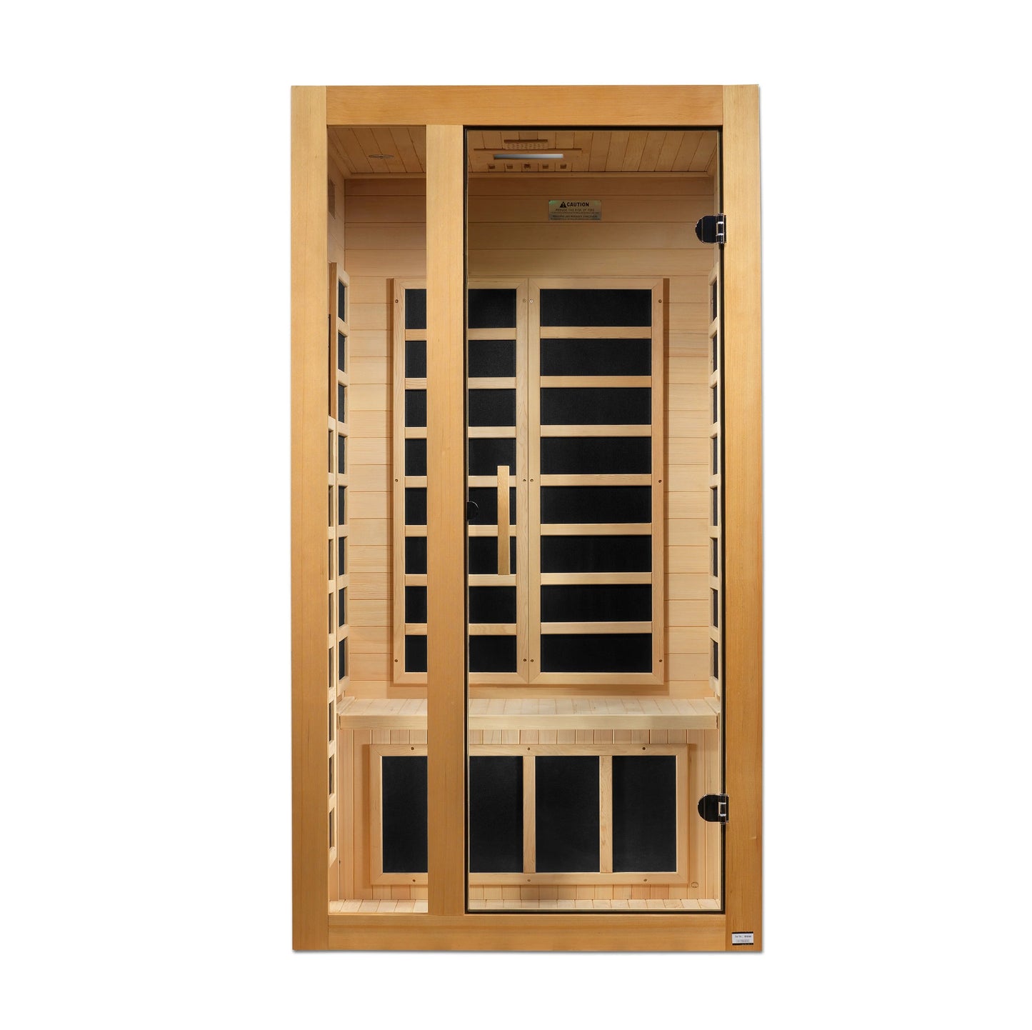 Dynamic Gracia 1-2 Person Low EMF FAR Infrared Sauna (Canadian Hemlock)