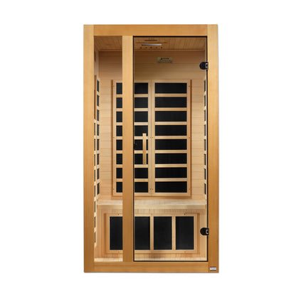 Dynamic Gracia 1-2 Person Low EMF FAR Infrared Sauna (Canadian Hemlock)