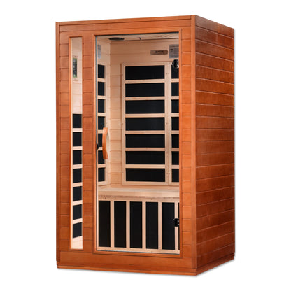 Dynamic Cardoba Elite 2 Person Ultra Low EMF FAR Infrared Sauna (Canadian Hemlock)