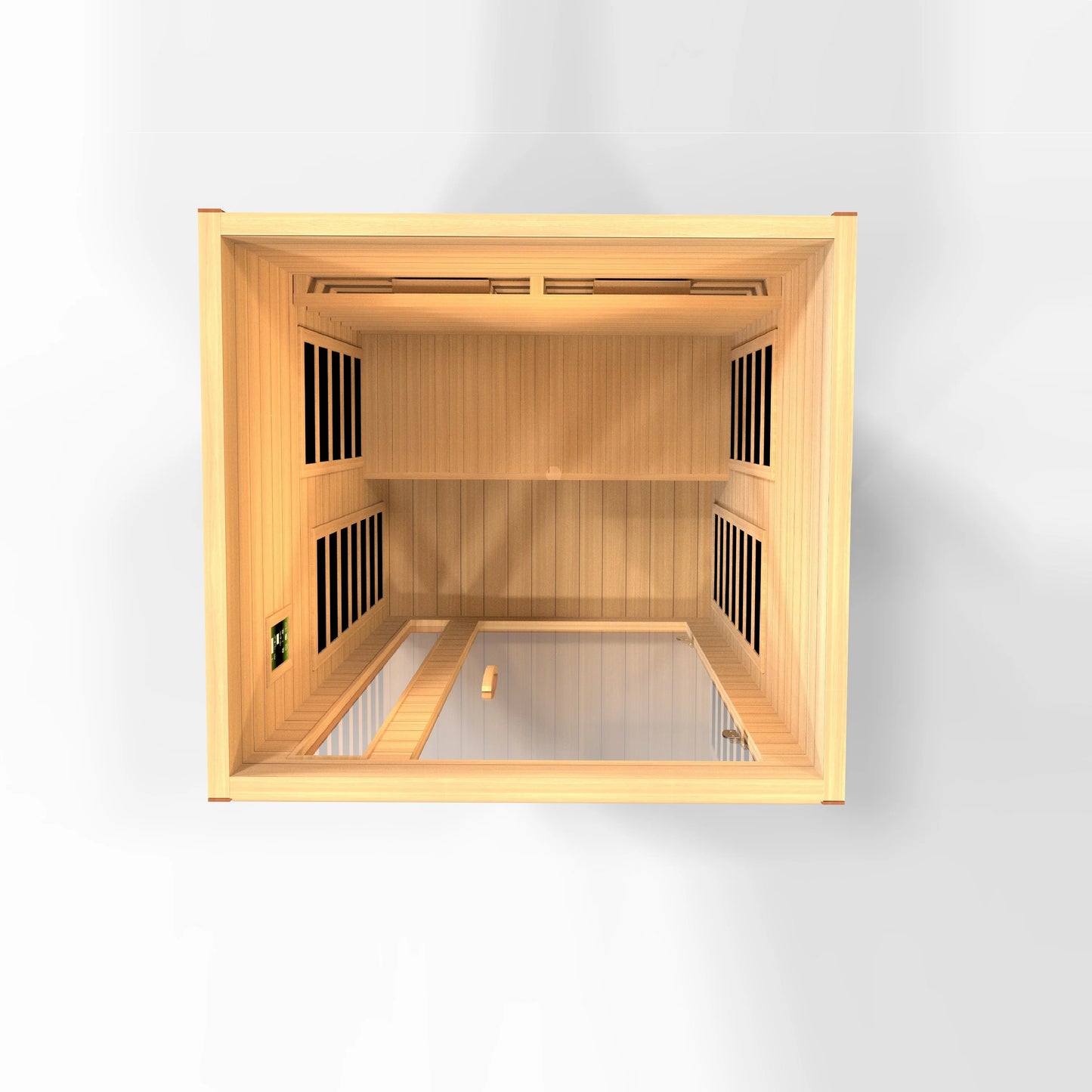 Dynamic Cardoba 2-Person Full Spectrum Near Zero EMF FAR Infrared Sauna (Canadian Hemlock)