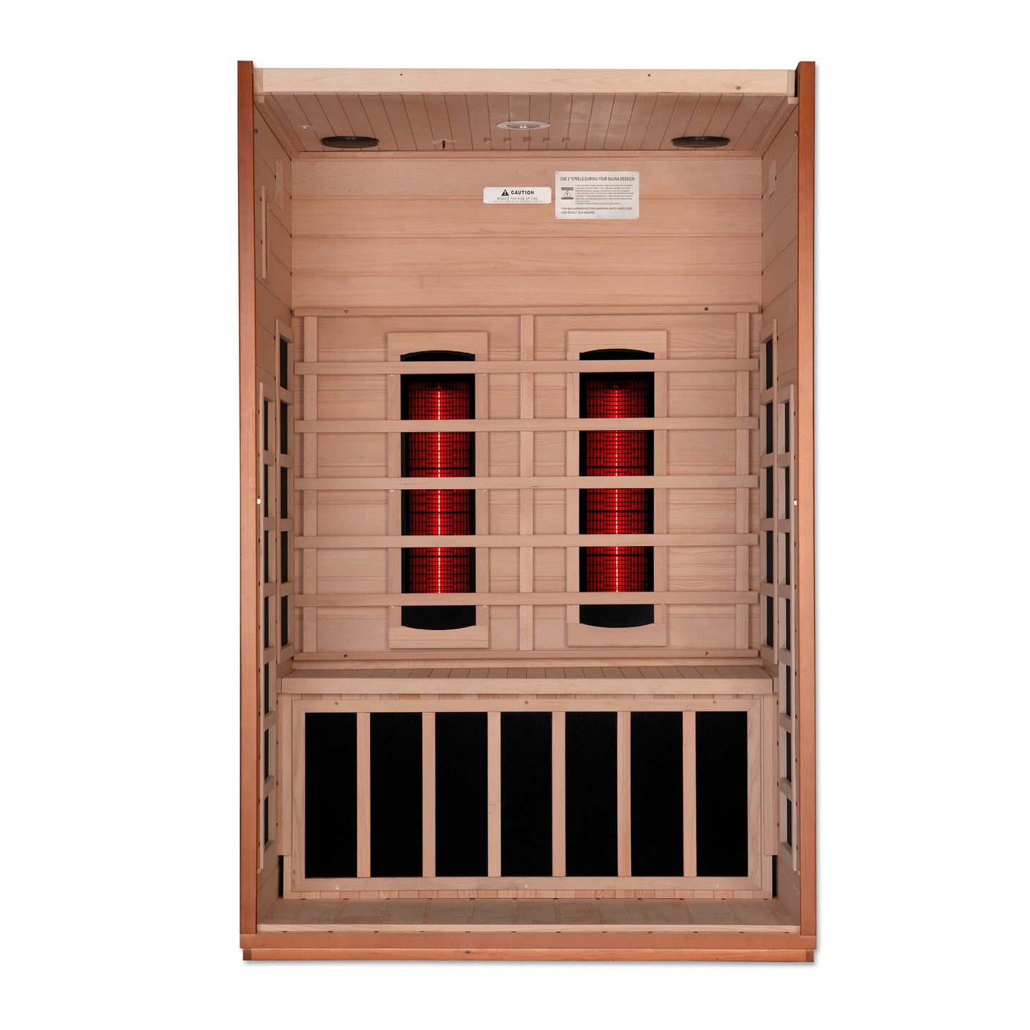 Dynamic Cardoba 2-Person Full Spectrum Near Zero EMF FAR Infrared Sauna (Canadian Hemlock)