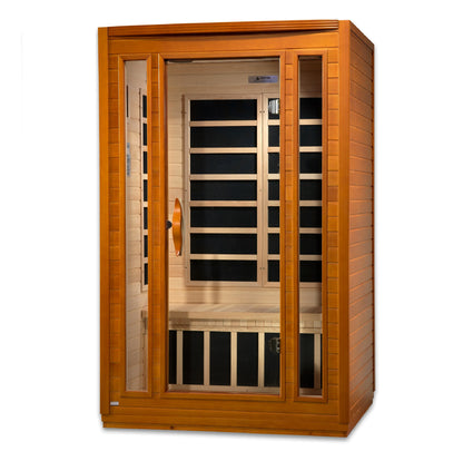 Dynamic San Marino Elite 2 Person Ultra Low EMF FAR Infrared Sauna (Canadian Hemlock)