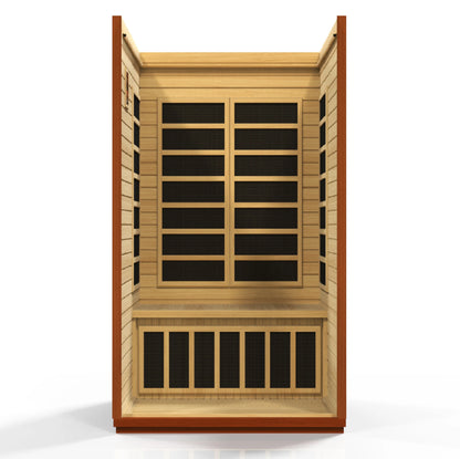 Dynamic San Marino Elite 2 Person Ultra Low EMF FAR Infrared Sauna (Canadian Hemlock)