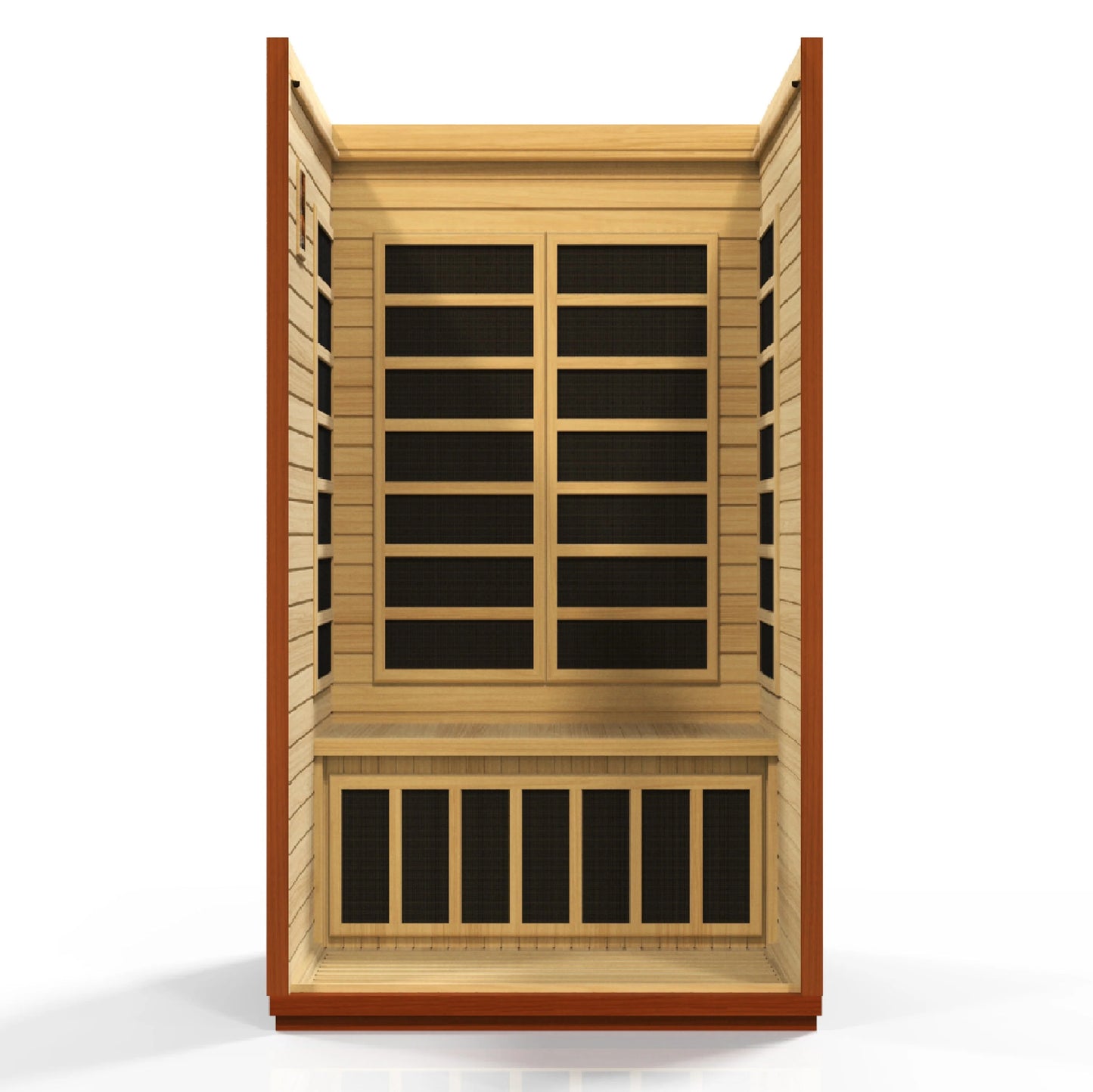 Dynamic San Marino 2 Person Low EMF FAR Infrared Sauna (Canadian Hemlock)