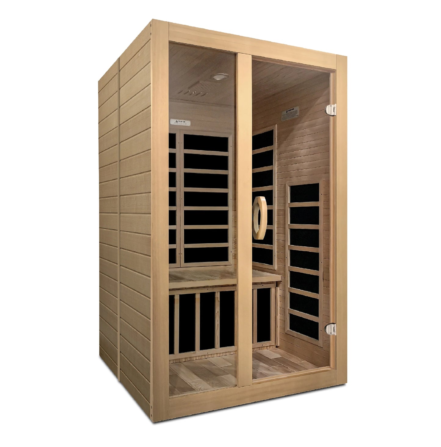 Dynamic Santiago 2 Person Low EMF FAR Infrared Sauna (Canadian Hemlock)