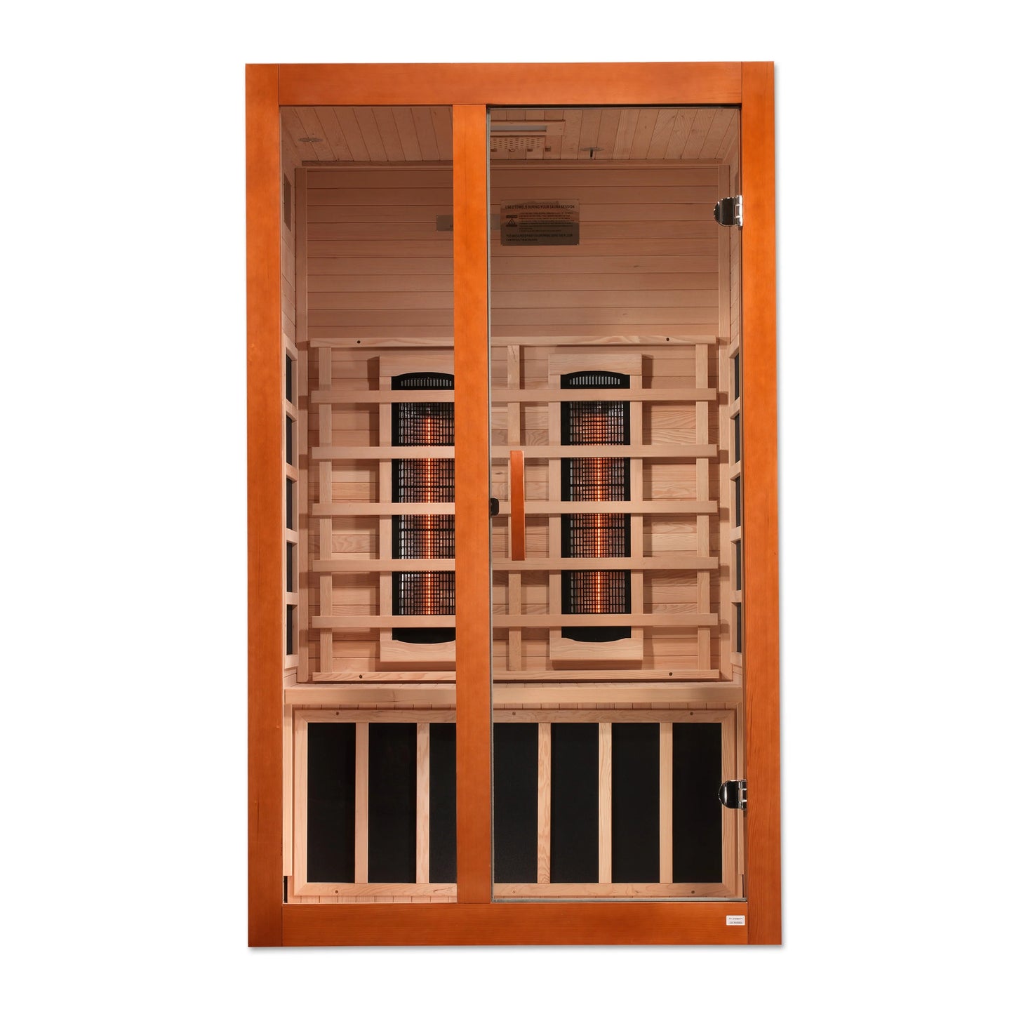 Dynamic Santiago 2 Person Full Spectrum Near Zero EMF FAR Infrared Sauna (Canadian Hemlock)