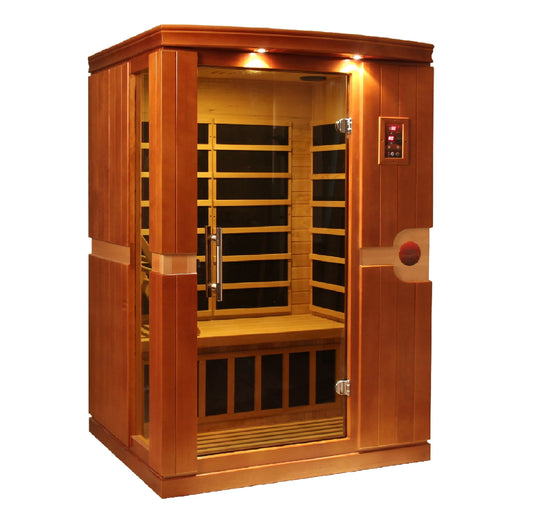 Dynamic Venice 2 Person Low EMF FAR Infrared Sauna (Canadian Hemlock)