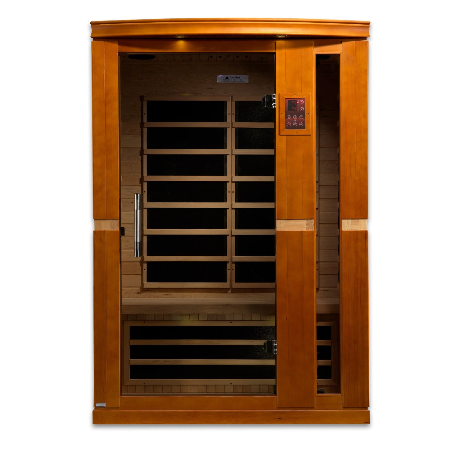 Dynamic Vittoria 2 Person Low EMF FAR Infrared Sauna (Canadian Hemlock)