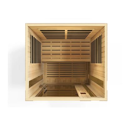 Dynamic Vittoria 2 Person Low EMF FAR Infrared Sauna (Canadian Hemlock)