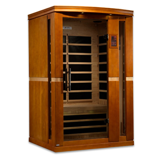 Dynamic Vittoria 2 Person Low EMF FAR Infrared Sauna (Canadian Hemlock)