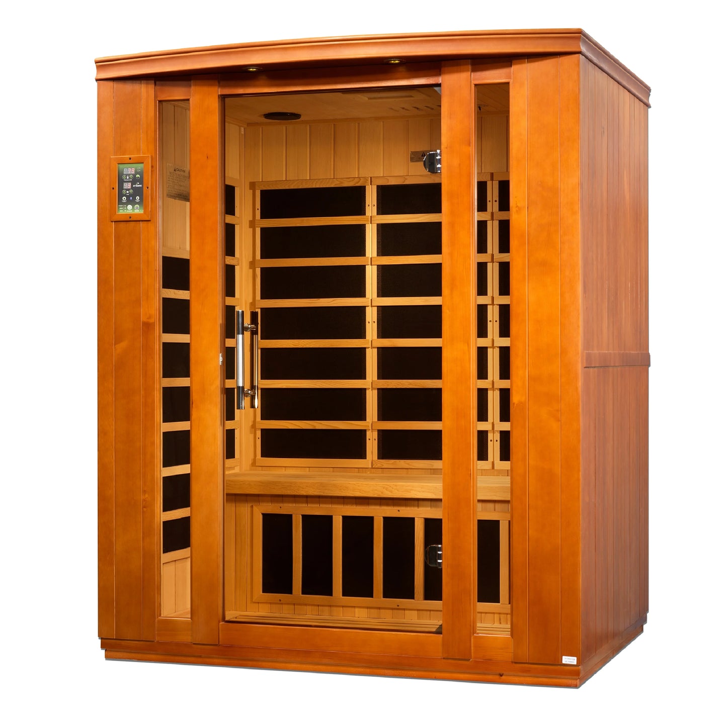 Dynamic Bellagio 3 Person Low EMF FAR Infrared Sauna (Canadian Hemlock)