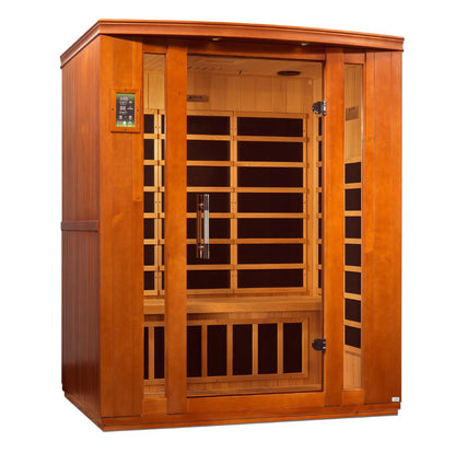 Dynamic Bellagio 3 Person Low EMF FAR Infrared Sauna (Canadian Hemlock)