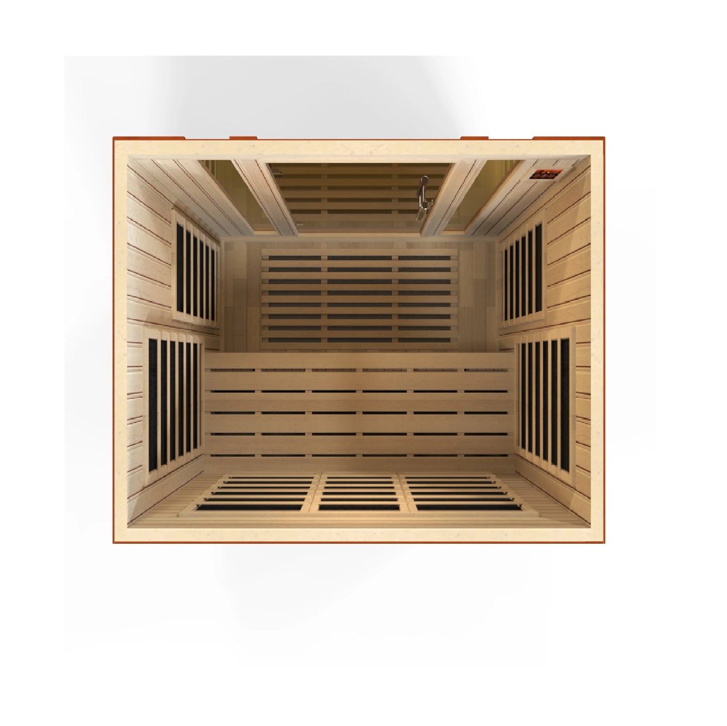 Dynamic Bellagio 3 Person Low EMF FAR Infrared Sauna (Canadian Hemlock)