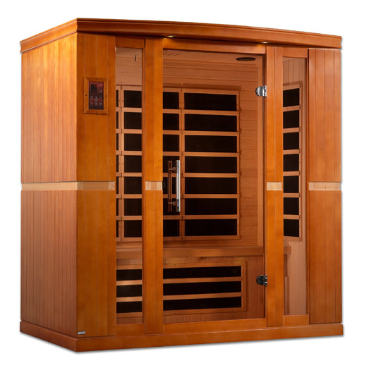 Dynamic Bergamo 4 Person Low EMF FAR Infrared Sauna (Canadian Hemlock)