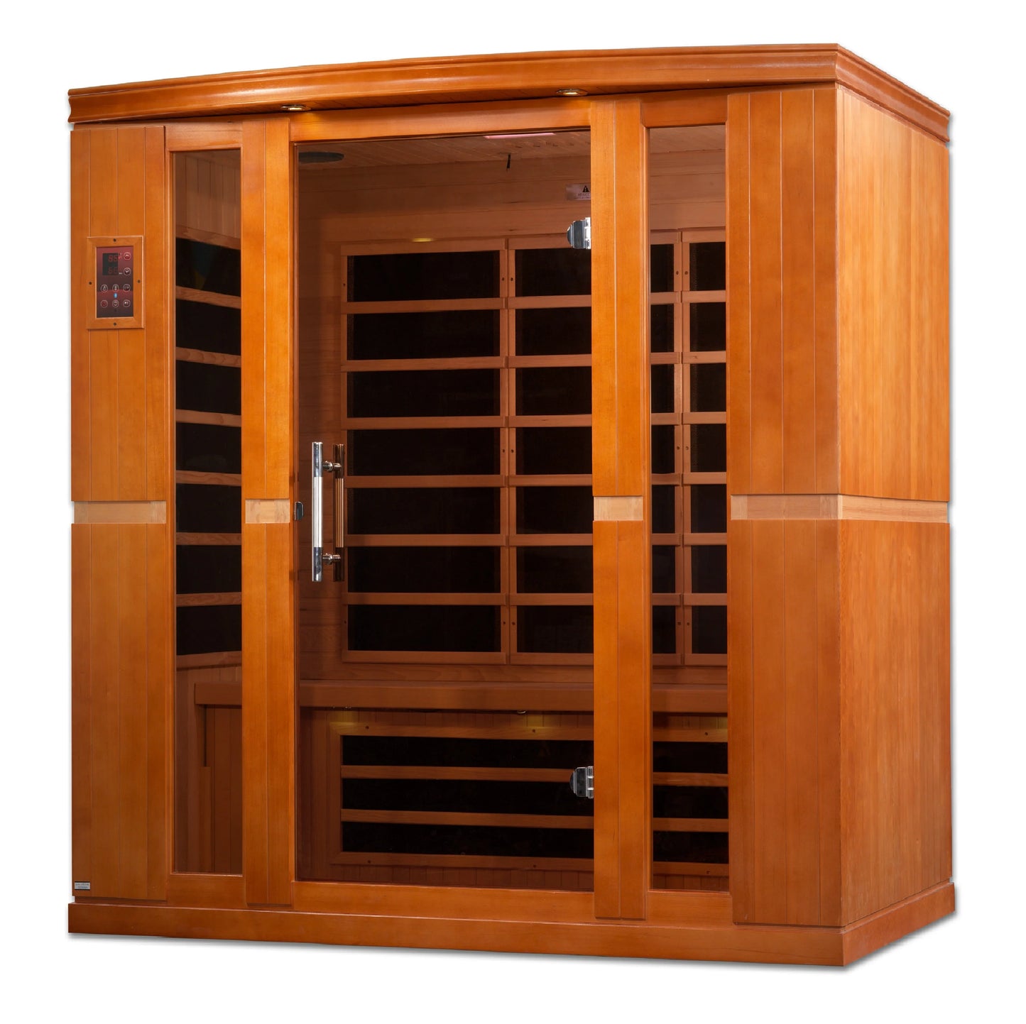 Dynamic Bergamo 4 Person Low EMF FAR Infrared Sauna (Canadian Hemlock)