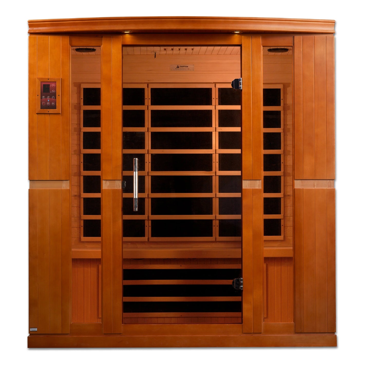 Dynamic Bergamo 4 Person Low EMF FAR Infrared Sauna (Canadian Hemlock)