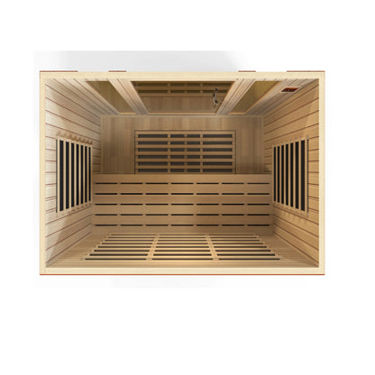 Dynamic Bergamo 4 Person Low EMF FAR Infrared Sauna (Canadian Hemlock)