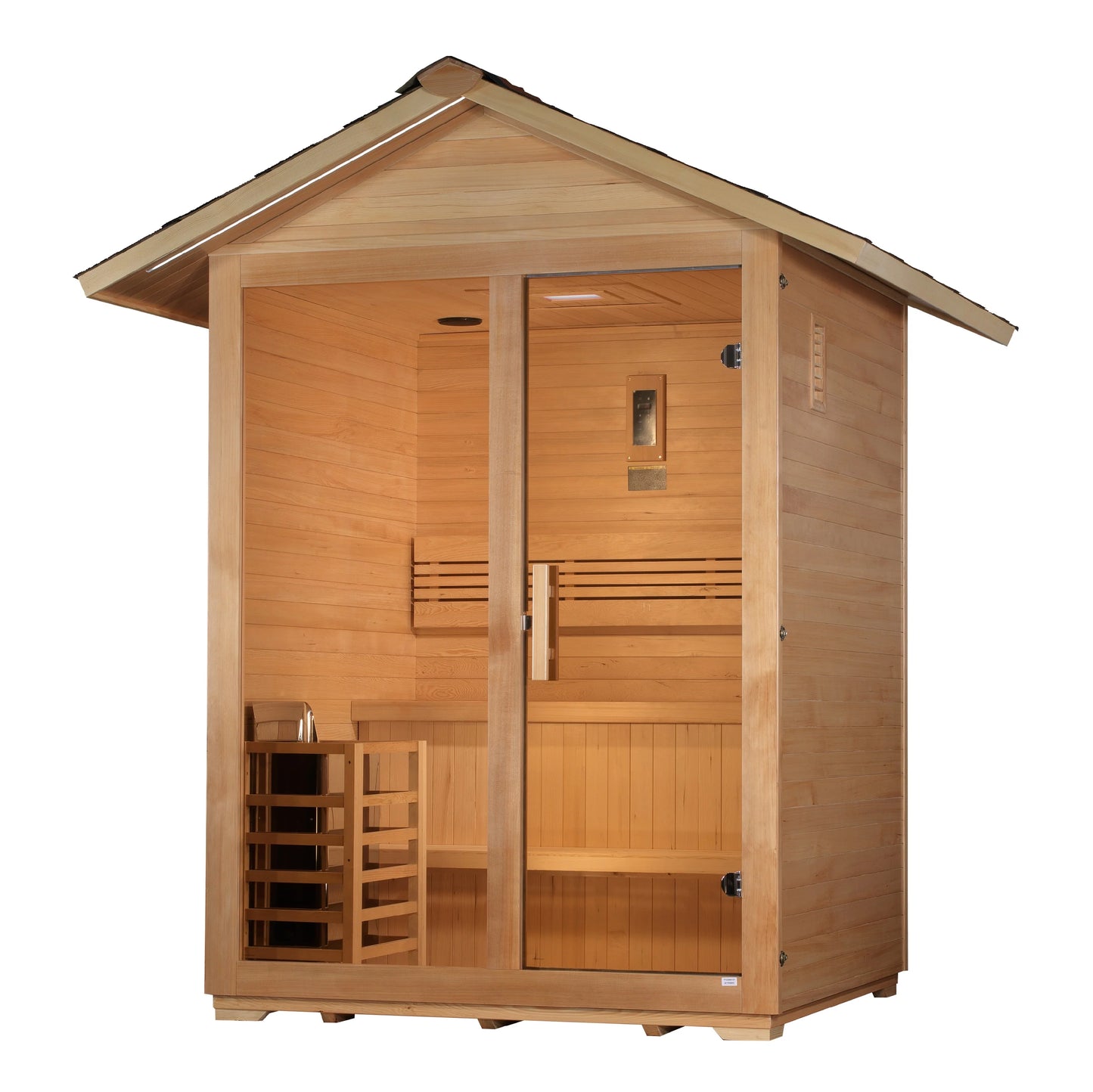 "Arlberg" 3 Person Traditional Outdoor Sauna (Canadian Hemlock)