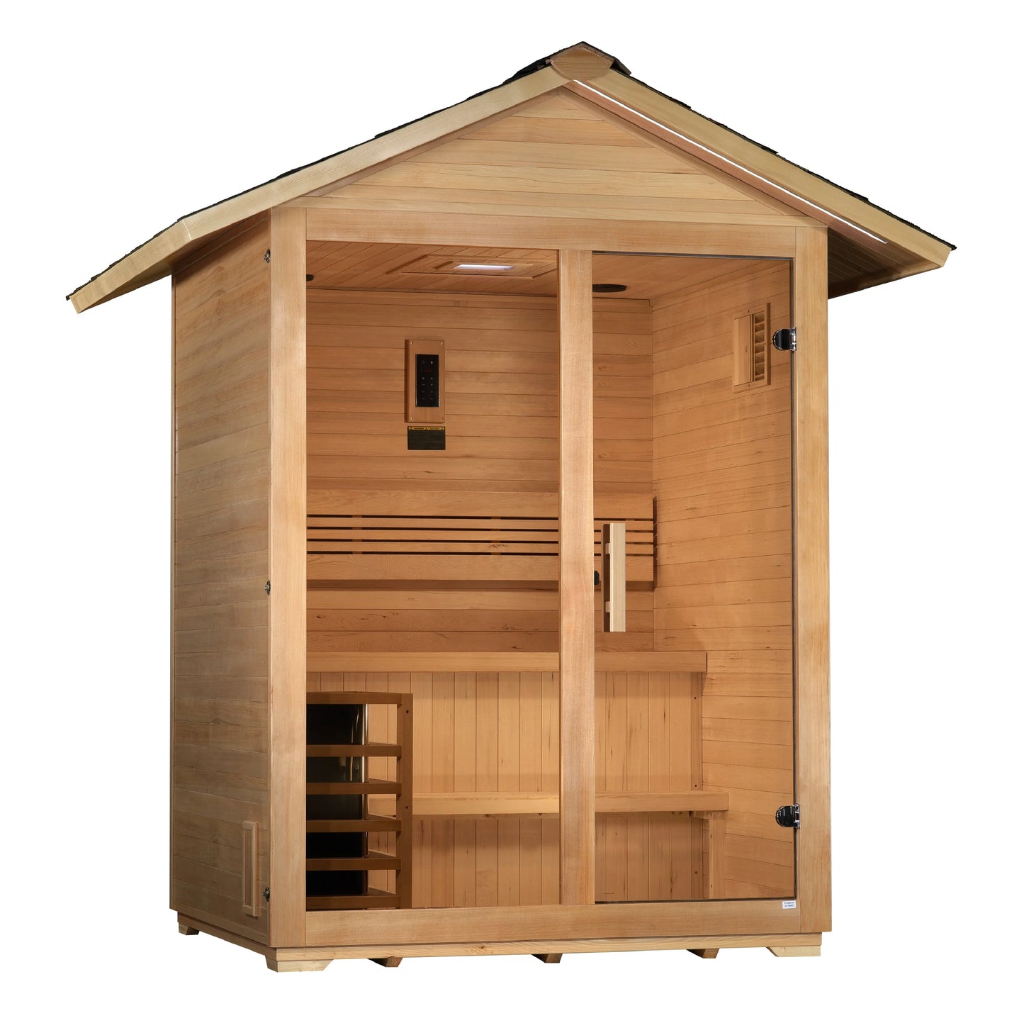 "Arlberg" 3 Person Traditional Outdoor Sauna (Canadian Hemlock)