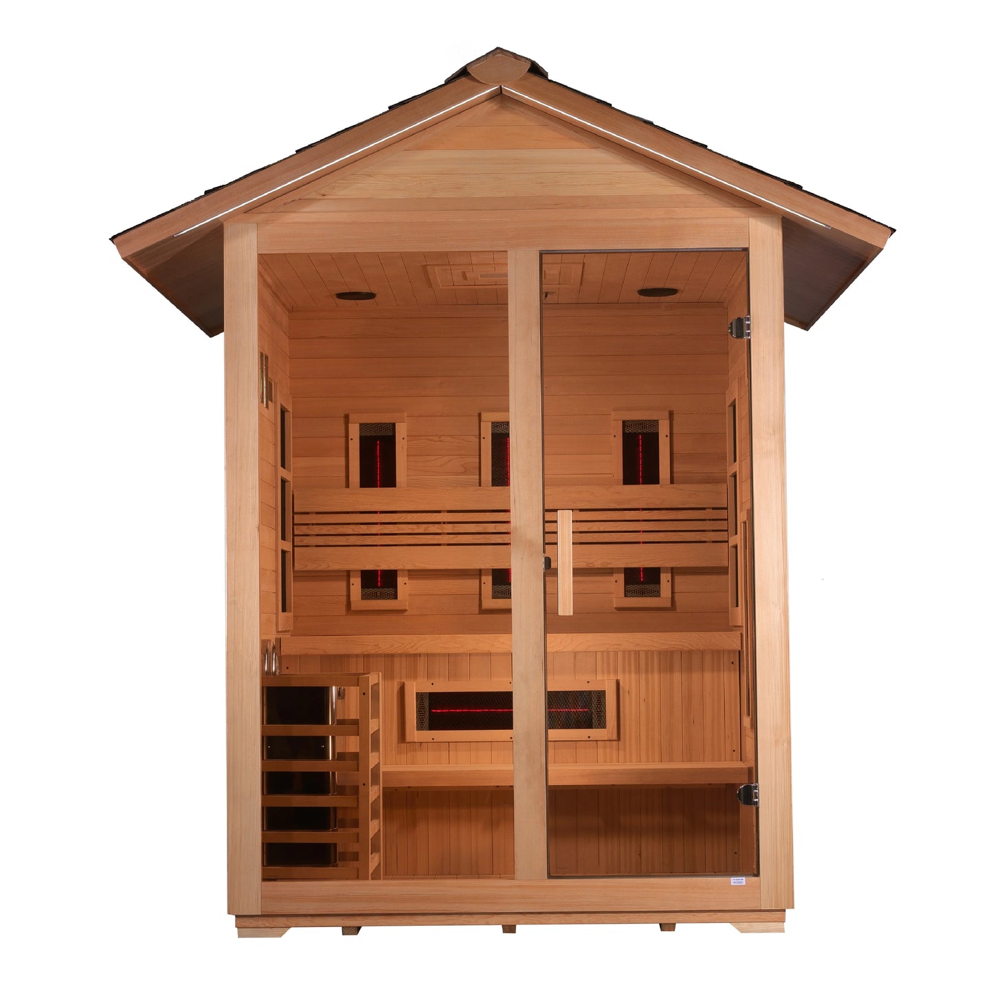 "Carinthia" 3 Person Hybrid Outdoor Steam Sauna (Canadian Hemlock)