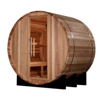 "St. Moritz" 2 Person Barrel Traditional Steam Sauna (Pacific Cedar)