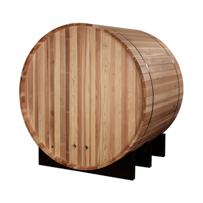 "St. Moritz" 2 Person Barrel Traditional Steam Sauna (Pacific Cedar)