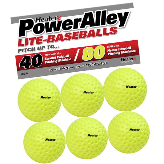 Power Alley 80 MPH Lite Balls (6 Pack)