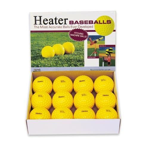 Heater Dimpled Baseballs (Dozen)