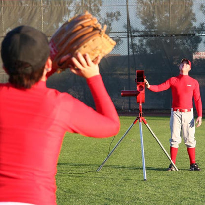 Heater Softball Machine with Automatic Ball Feeder