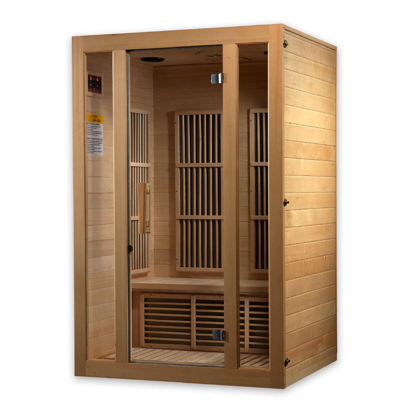 Maxxus Seattle 2 Person Low EMF FAR Infrared Sauna (Canadian Hemlock)