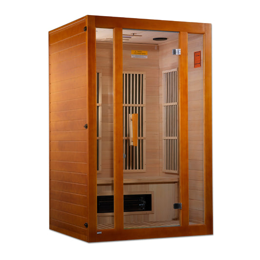 Maxxus "Aspen" 2 Person Low EMF FAR Infrared Sauna (Canadian Hemlock)