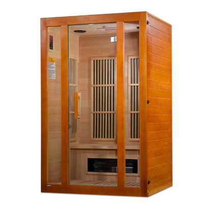 Maxxus "Aspen" 2 Person Low EMF FAR Infrared Sauna (Canadian Hemlock)