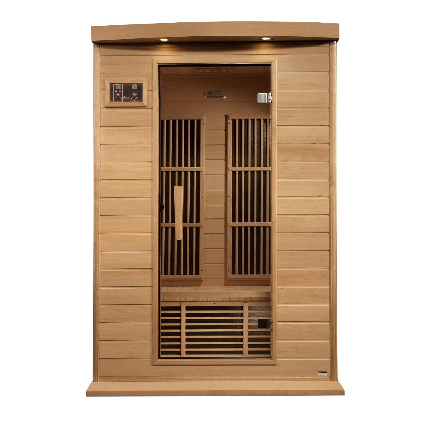 Maxxus 2 Person Near Zero EMF FAR Infrared Sauna (Canadian Hemlock)