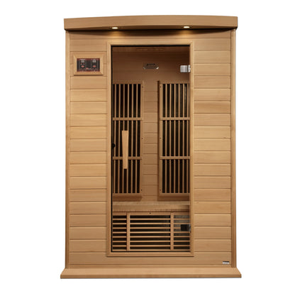 Maxxus 2 Person Near Zero EMF FAR Infrared Sauna (Canadian Hemlock)