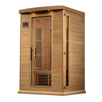 Maxxus 2 Person Near Zero EMF FAR Infrared Sauna (Canadian Hemlock)