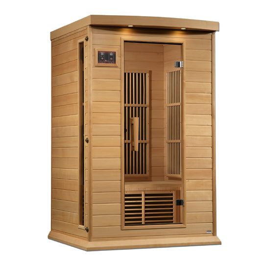 Maxxus 2 Person Near Zero EMF FAR Infrared Sauna (Canadian Hemlock)