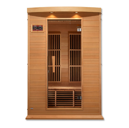 Maxxus 2 Person Low EMF FAR Infrared Sauna (Canadian Hemlock)