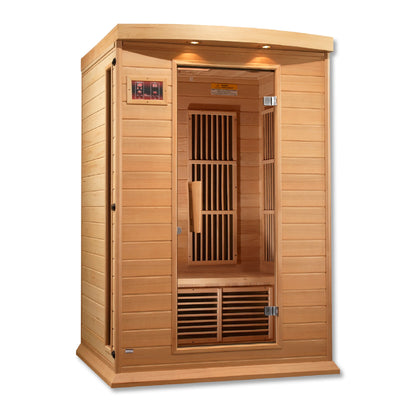 Maxxus 2 Person Low EMF FAR Infrared Sauna (Canadian Hemlock)