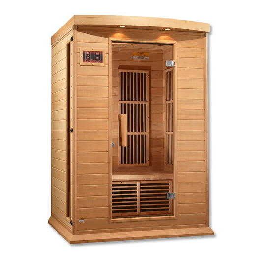 Maxxus 2 Person Low EMF FAR Infrared Sauna (Canadian Hemlock)