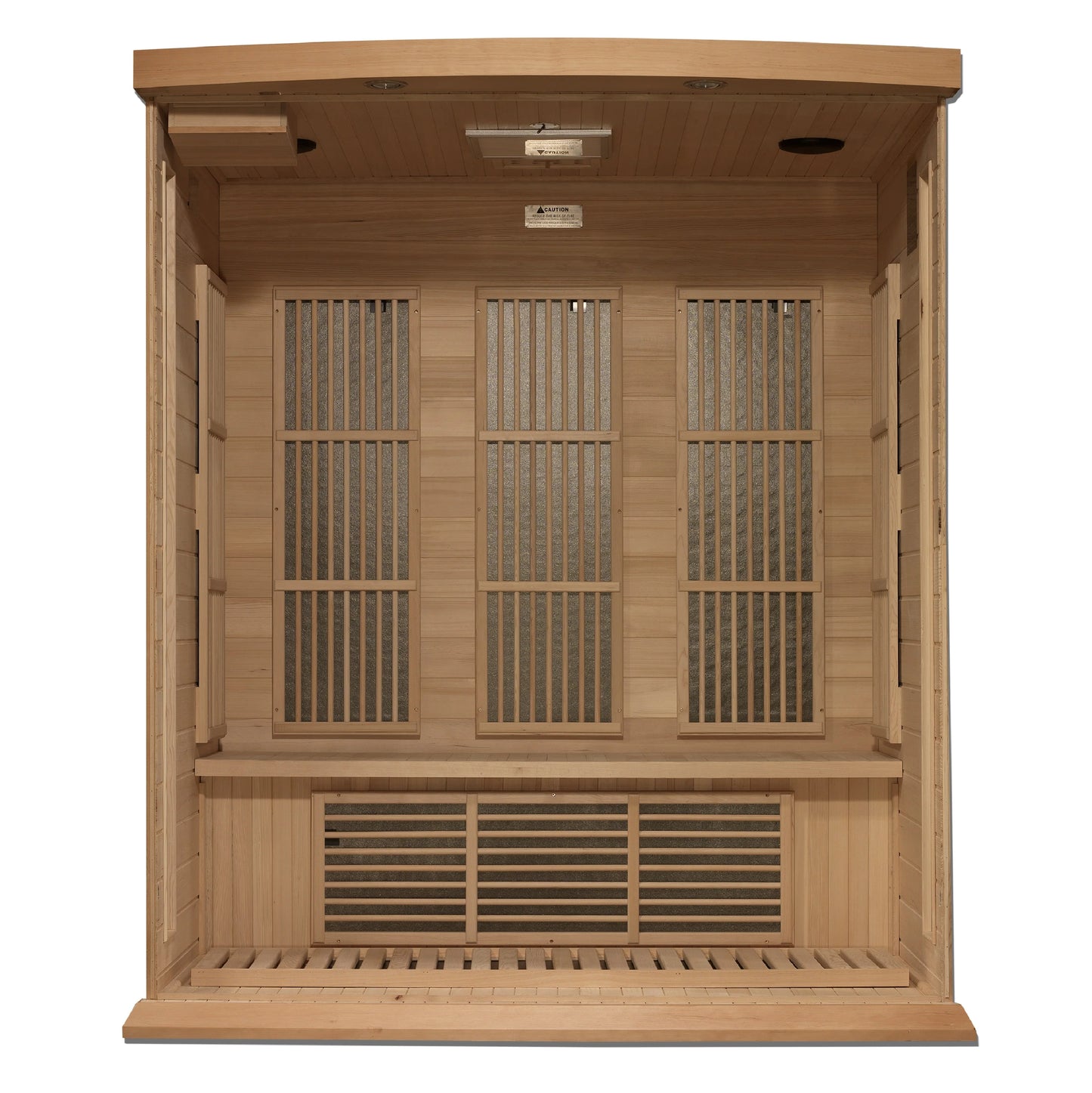 Maxxus 3 Person Near Zero EMF FAR Infrared Sauna (Canadian Hemlock)