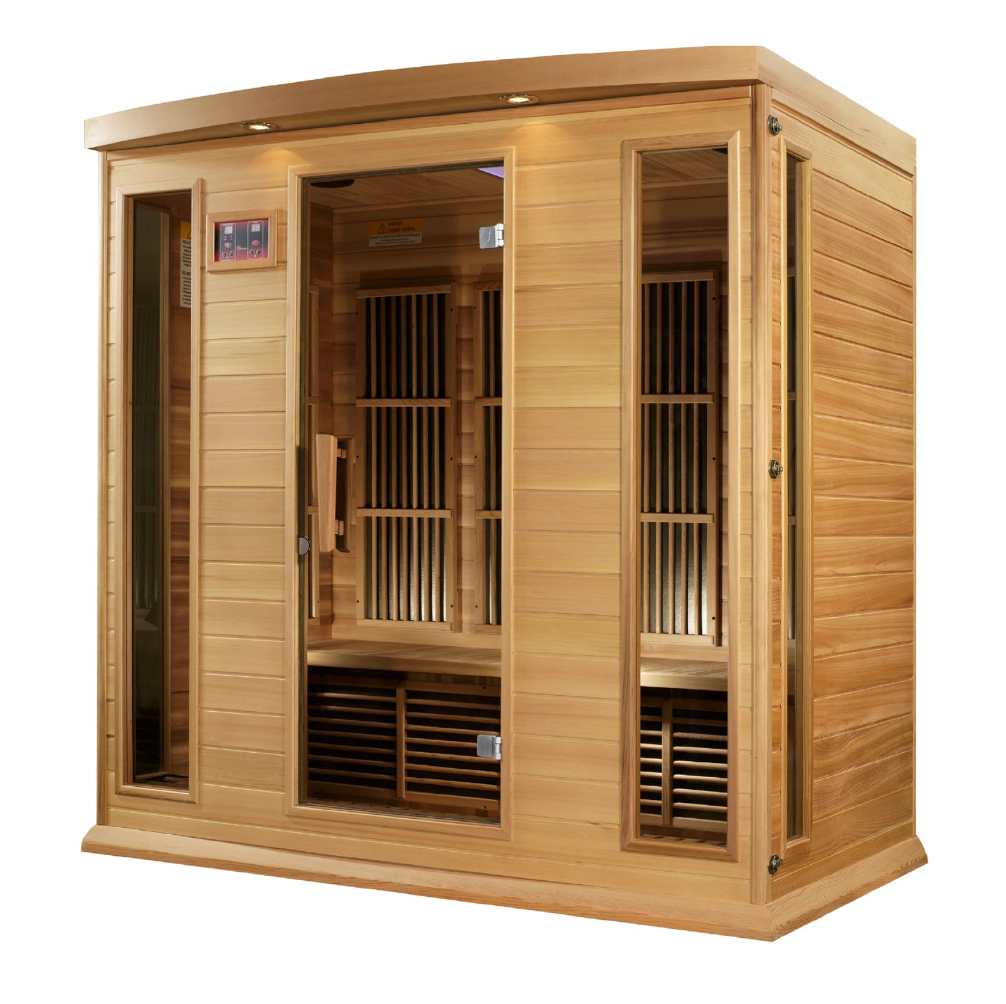 Maxxus 4 Person Low EMF FAR Infrared Sauna (Canadian Red Cedar)